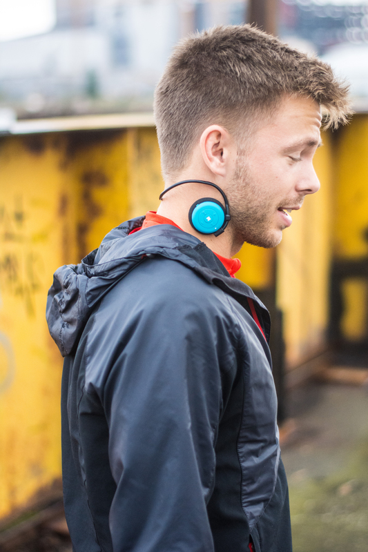 Miiego Al3 Limited Edition Wireless On-Ear Sports Headphones, Nordic Blue
