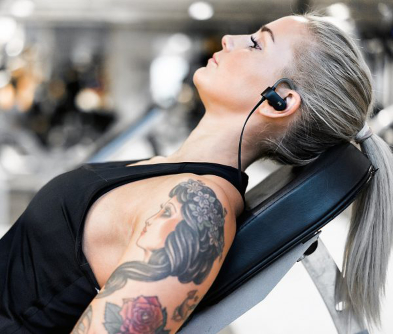 Miiego M1 Wireless In-Ear Sport Earphone, Black/Grey