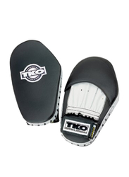 TKO 2 Pieces Pro Style Leather Punch Mitts, Black
