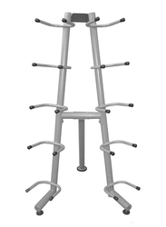 TKO Commercial Medicine Ball Rack, Silver/Black