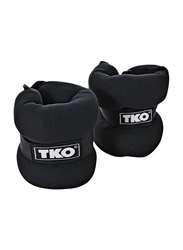 TKO Wrist Ankle Weights, 2.25 Lbs, Black