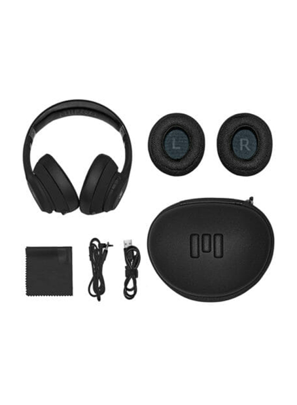Miiego Boom Wireless On-Ear Sports Headphones, Black