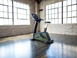 Sports Art G576U LCD Display Upright Bike, Black/Green
