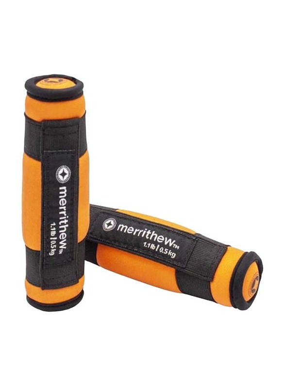 Merrithew Soft Dumbbells, 1.1LBS, Orange