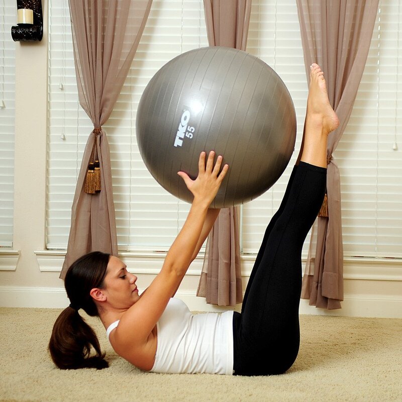 TKO Fitness Ball, 55cm, Grey