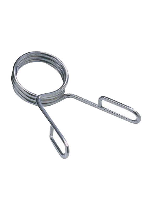 TKO Weight Collars Olympic Quick Clip for 2 Inch Weight Bars, Silver