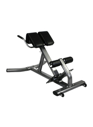 TKO Hyper Extension Bench, Black/Silver