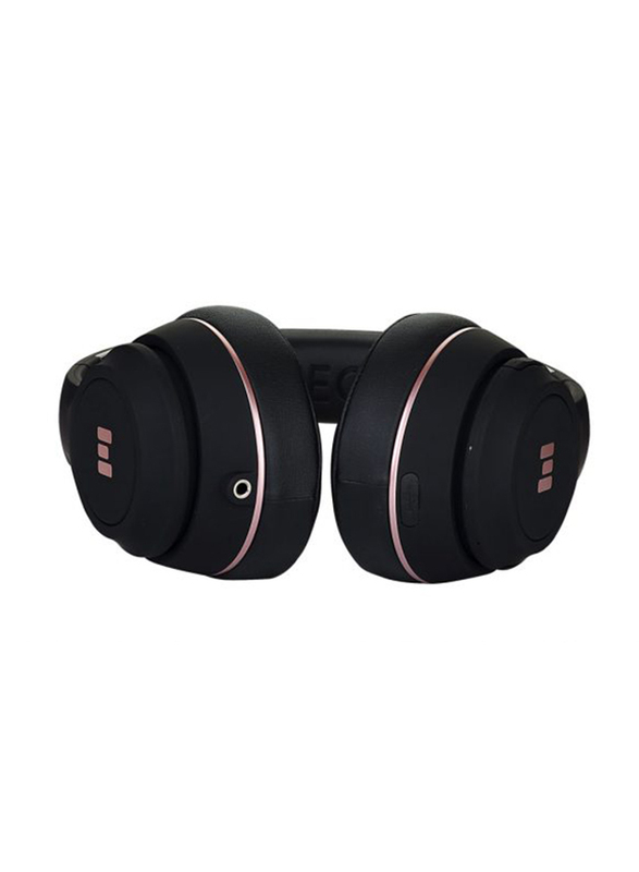 Miiego Boom Wireless On-Ear Sports Headphones, Black/Rose Gold