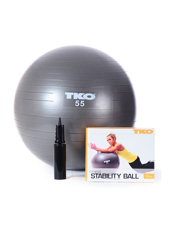 TKO Fitness Ball, 55cm, Grey