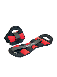Merrithew Soft Plus Kettlebell, 2 Piece, 5LB, Red/Black