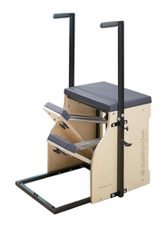 Merrithew Split Pedal Stability Chair with Handles, Black/Beige