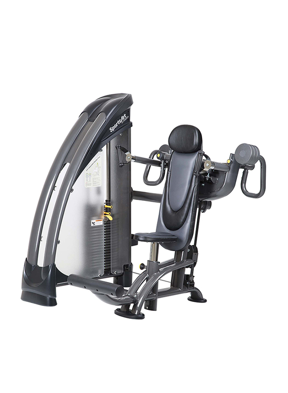 Sports Art S917 Independent Shoulder Press, Silver/Black