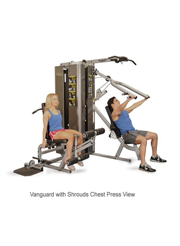 Inflight Fitness Vanguard Multi Gym with Shroud, Silver