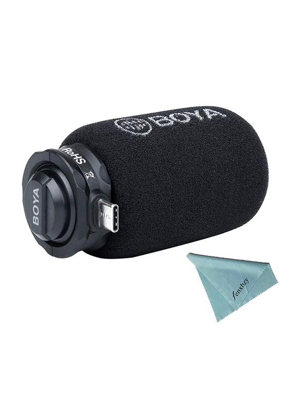 

Boya BY-DM100 Type-C Devices Plug in Microphone, Black