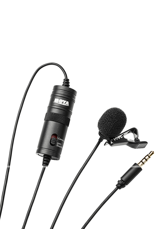 

Boya BY-M1 Lavalier Microphone, Black