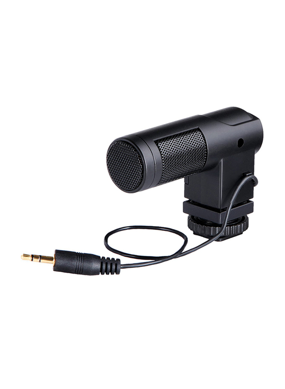 

Boya BY-V01 Mini Stereo Video Microphone, Black