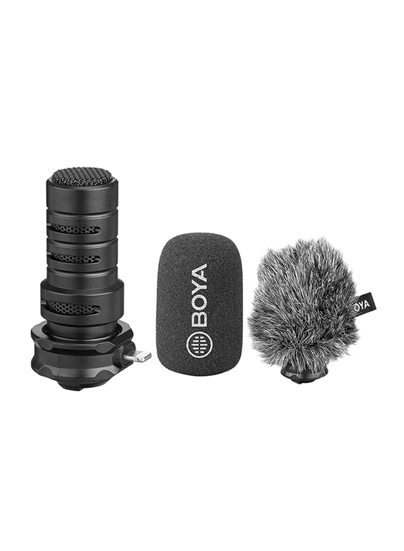 

Boya BY-DM200 Plug in Microphone for iOS Devices, Black