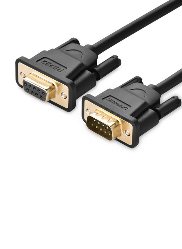 

Ugreen 1.5-Meter DB9 RS232 Male to DB9 RS232 Female Adapter Cable, Black
