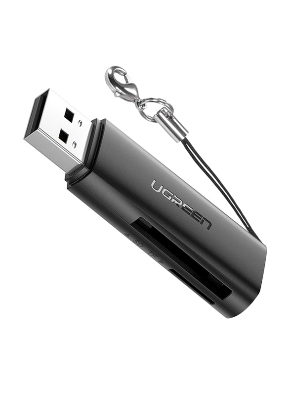 

Ugreen USB 3.0 Multifunction Card Reader, USB Type-C Male to SD/TF Cards for PC/Phone, Black