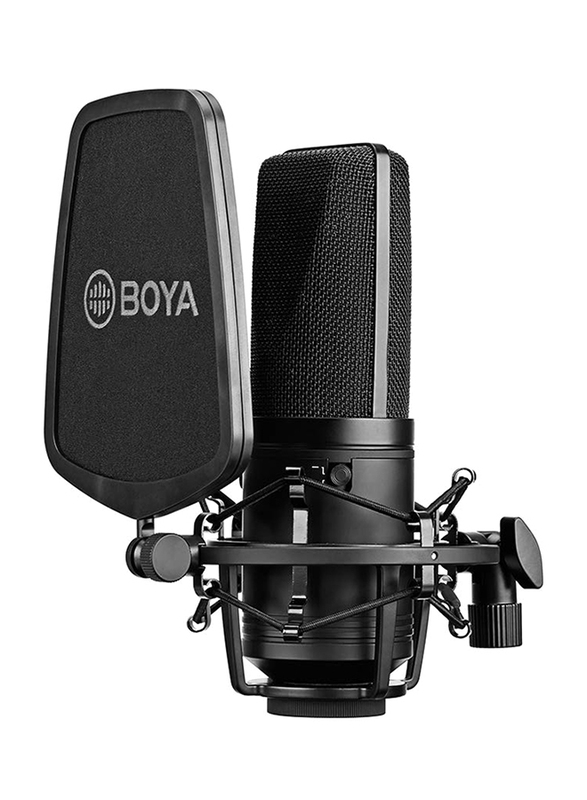 

Boya BY-M1000 Large Diaphragm Studio Microphone, Black