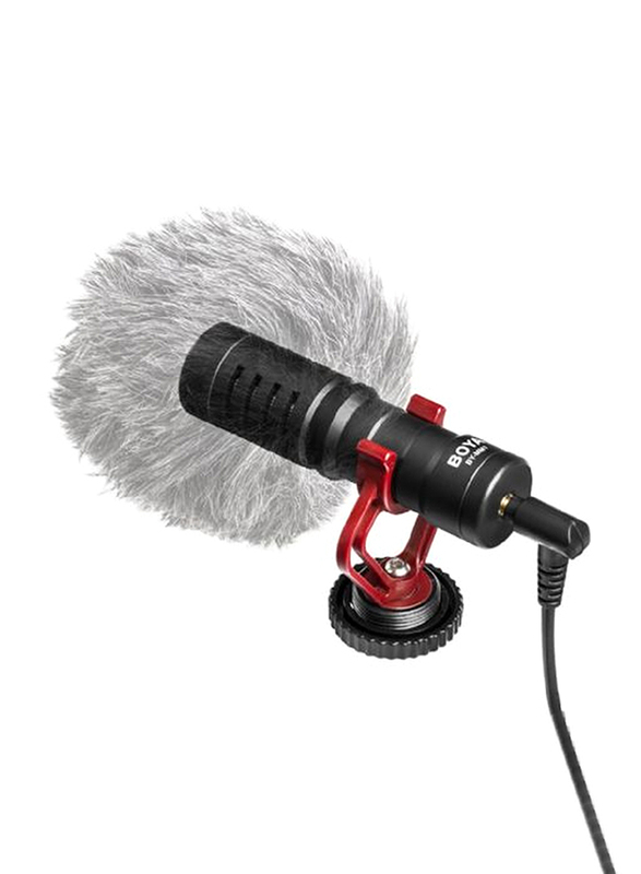 

Boya BY-MM1+ Universal Compact Microphone with Headphone Socket, Black
