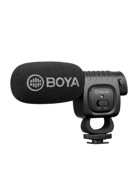 

Boya BY-BM3011 Compact On-Camera Shotgun Microphone, Black