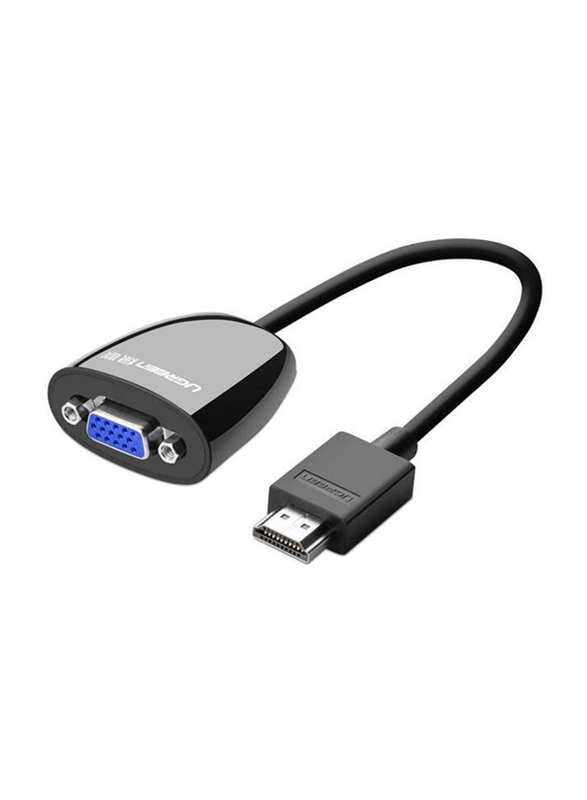 

Ugreen VGA Converter Adapter without Audio, HDMI Male to VGA for Laptop/PC/Smartphones, Black