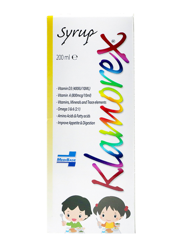 Klamorex Kids Appetite Enhancer Syrup, 200ml