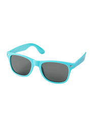 Silver Sword Sunray Retro-Looking Sunglasses for Kids, Aqua Blue