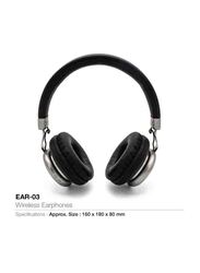 Silver Sword Wireless On-Ear Headphones, EAR-03, Black