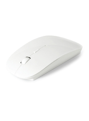 Silver Sword Wireless Optical Mouse, White