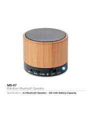 Silver Sword Eco Friendly Bamboo Bluetooth Speaker, Brown