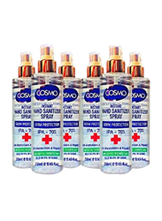 Cosmo Hand Sanitizer Spray, 250ml, 6 Pieces