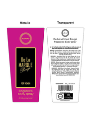 Armaf De La Marque Rouge 250ml Fragrance Body Spray for Women