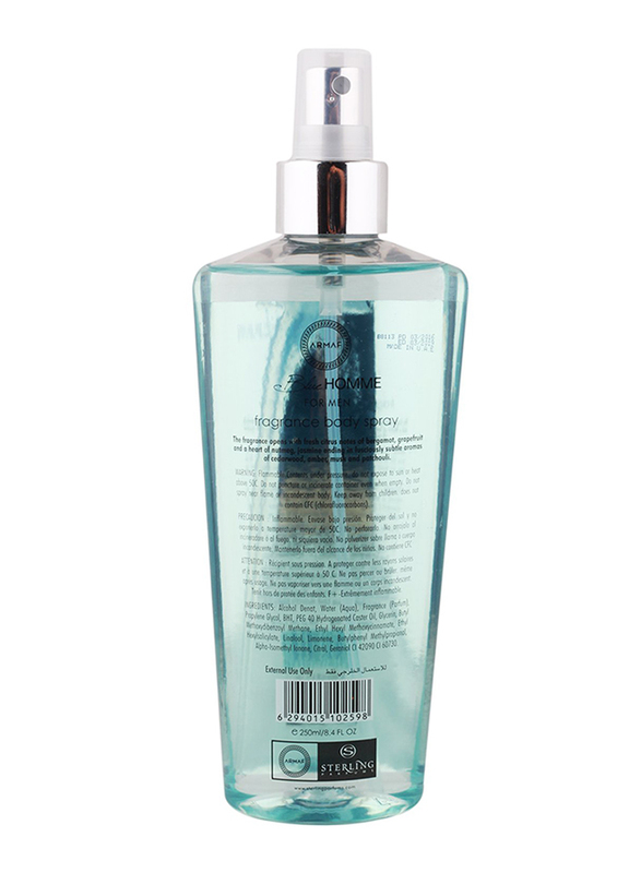 Armaf Blue Homme 250ml Body Mist for Men