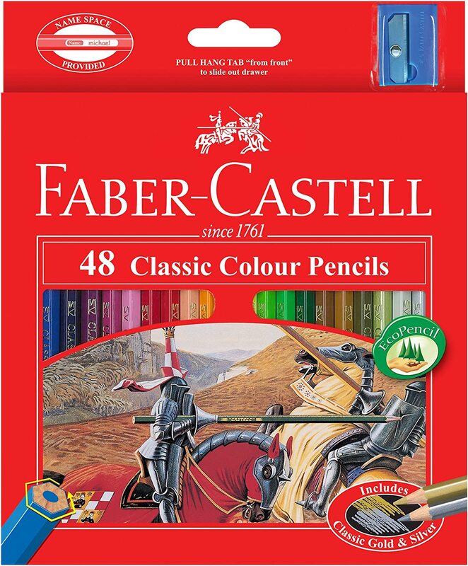 

Faber-Castell 48-Piece Classic Colour Pencils Cardboard Box, Multicolour
