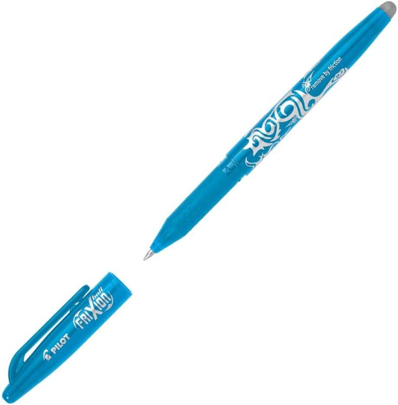 

Pilot Frixion Erasable Rollerball Pen, 0.7mm, Clear Blue