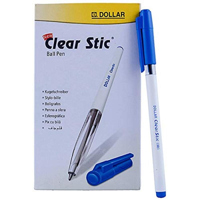 

Dollar 50-Piece Stick Ball Pen, Blue