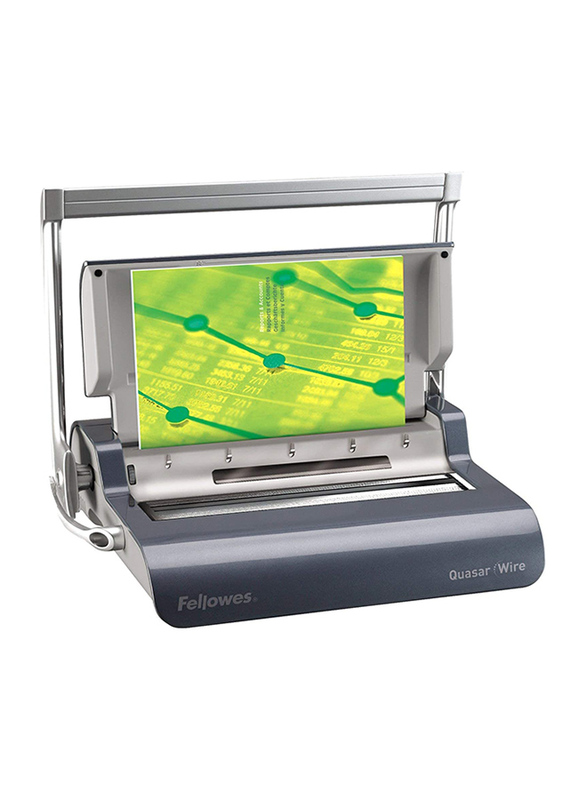 

Fellowes Medium Wire Binding Machine Model Quasar Wire, Grey