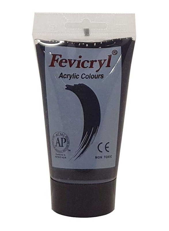 

Pidilite Fevicryl Acrylic Colour Tube, 75ml, AC20, Mars Black