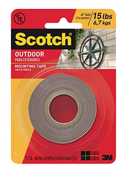 Scotch Outdoor Mounting Tape, 1 x 60 Inch, Brown
