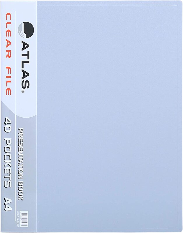 

Atlas A4 File Presentation Book, ATCL010, Blue