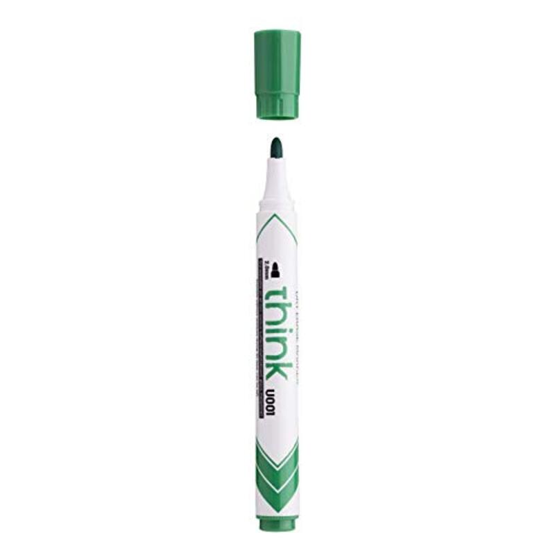 

Deli Stationery Dry Erase Bullet 2.0mm Marker Set, 12 Pieces, Green