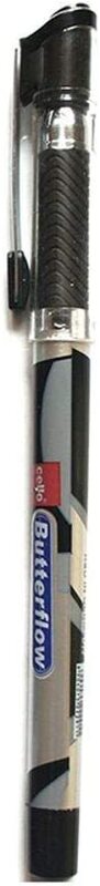 

Cello 1-Piece Butterflow Ball Point Pen, 0.7mm, Black