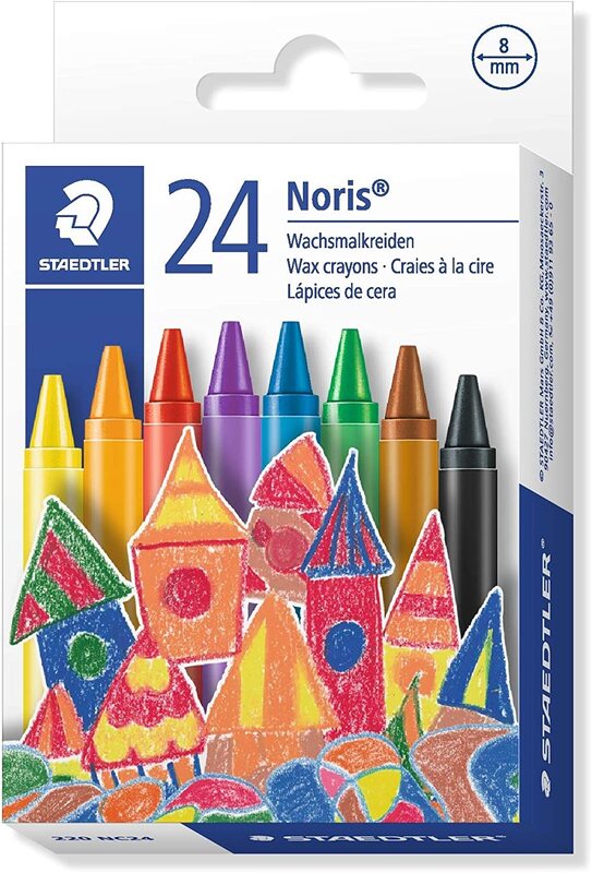 

StaEDT Perfumeler Noris Club Wax Crayon, 24 Pieces, 220 NC24, Multicolour