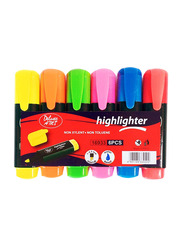 Deluxe 6-Piece Highlighter, Multicolour