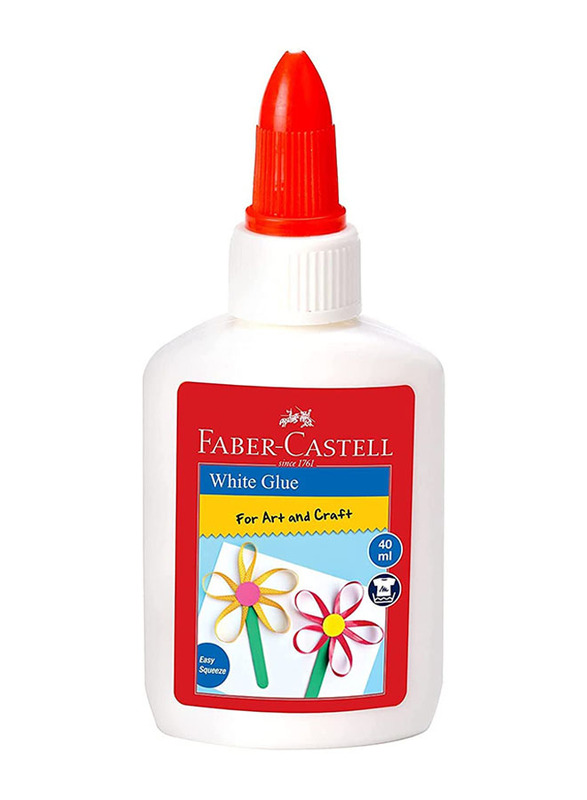 

Faber-Castell Glue In A Bottle, 40ml, White