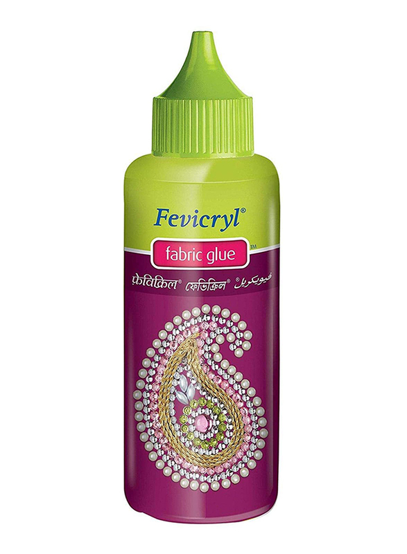 

Fevicryl Fabric Glue, 80ml, Purple/Green