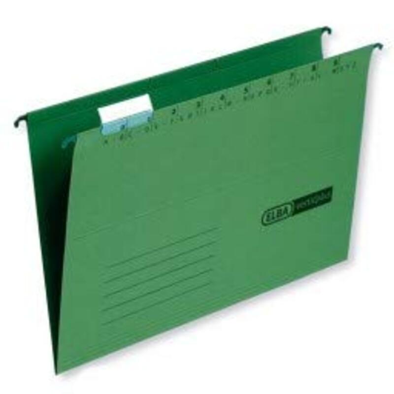 

Quick Office Elba Verticplus Suspension File, Full Scap, 25 Pieces, 85938, Green