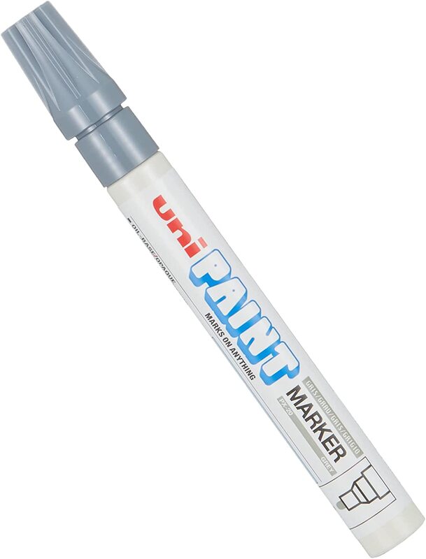 

Mitsubishi Uniball Paint Marker Bullet Tip, 12 Pieces, Silver